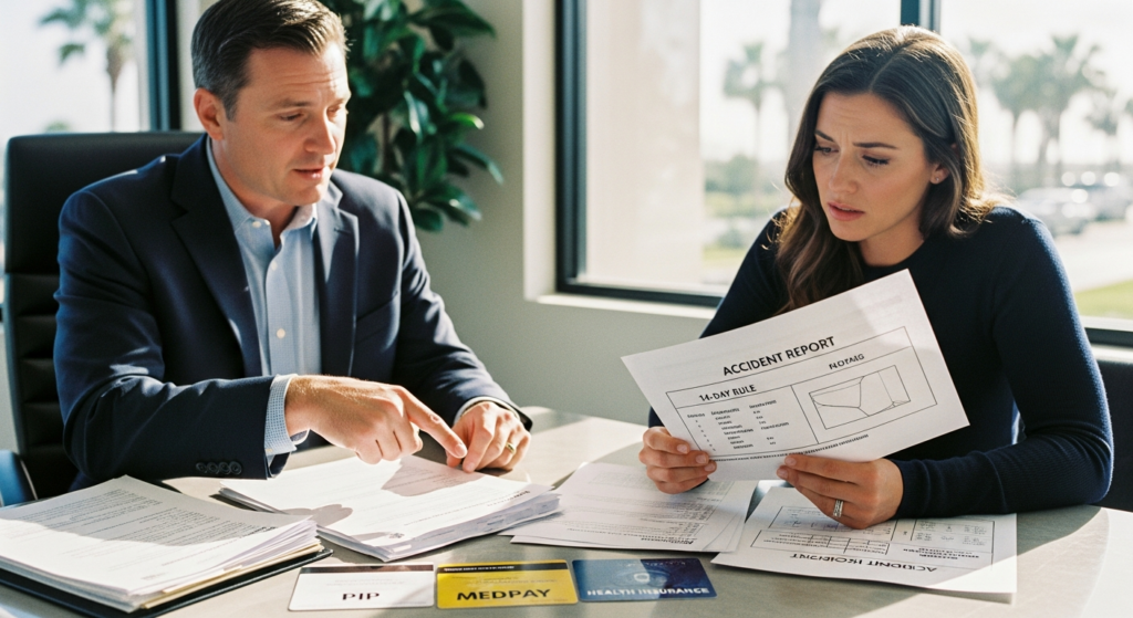 Florida car accident medical bills explained with PIP, MedPay, and insurance coverage options.